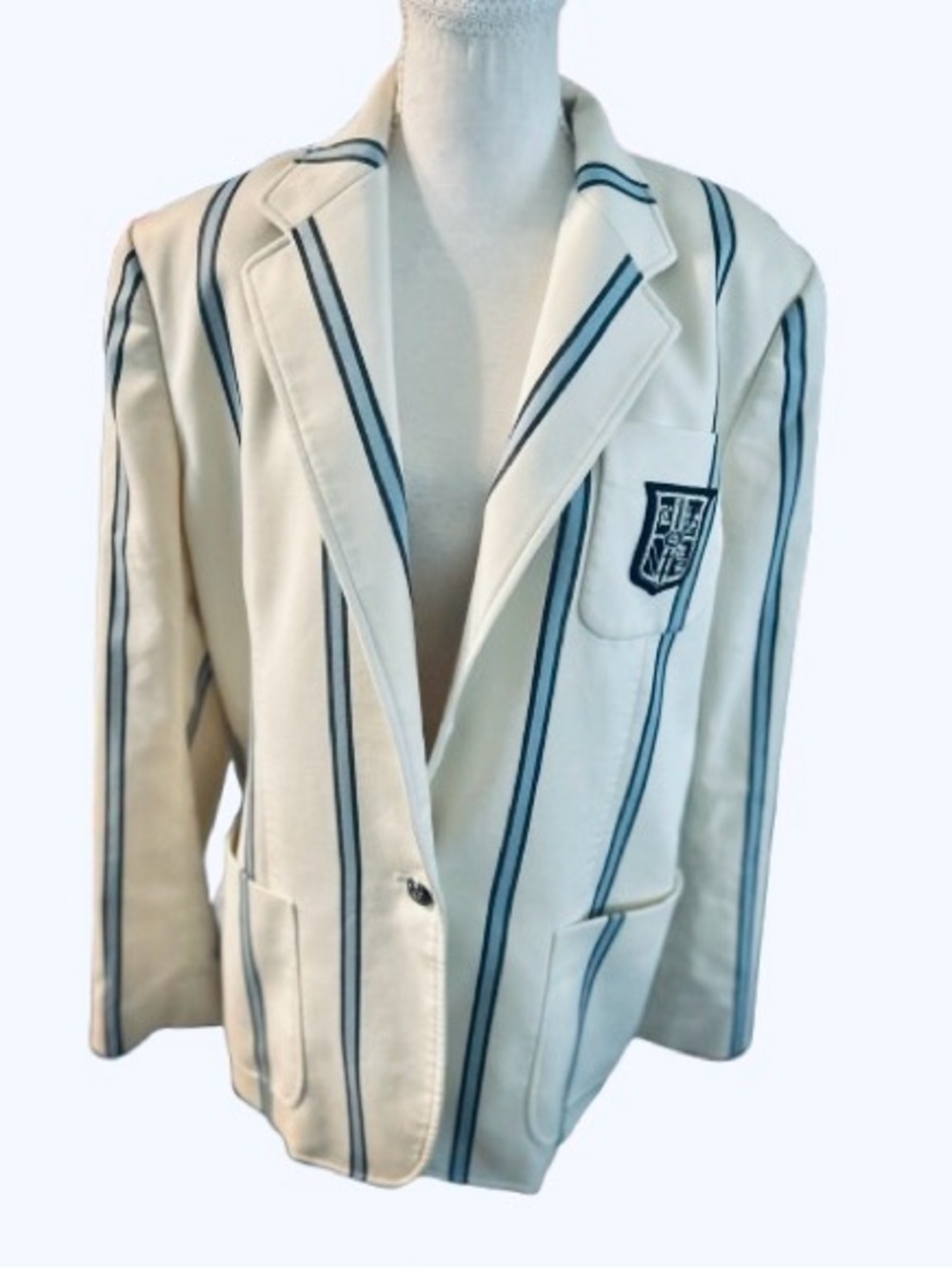 Embroidered Collegiate Crest Patch RALPH LAUREN Extra Large Plus Designer Blazer
